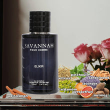 Load image into Gallery viewer, Savannah Pour Homme Elixir Spray Cologne Perfume for Men
