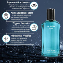 Load image into Gallery viewer, Inspire Scents - Ice Water Cologne for Men  100ml EDT, Fragrance for Men
