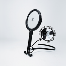 Load image into Gallery viewer, Rucci Professional - M626/B
1X/5X Magnifying Black Plastic Neck Mirror
