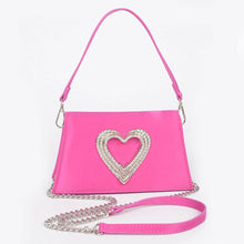 Load image into Gallery viewer, Heart Satin Purse
