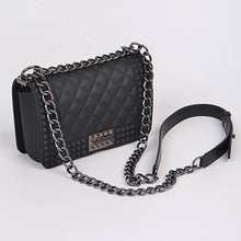 Load image into Gallery viewer, Studded Monotone Clutch Purse
