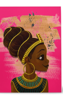 Brown Girls Stationary - Queen Notebook