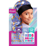 Annie Annie Premium Kid's Silky Wide Edge Braid Bonnet Dual Layer