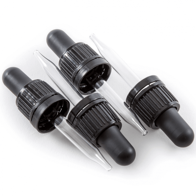 Plant Therapy - 10 ml Black Bulb Glass Droppers Oil