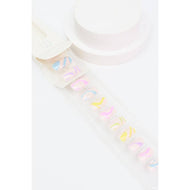 Rainbow Swirl Press On Nail Set