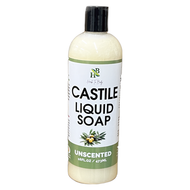 Unscented Castile Liquid Soap 16oz - Organic - Non-GMO - Veg