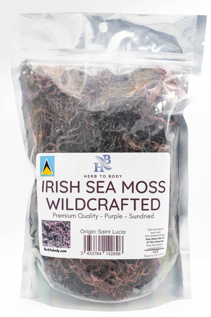Purple Irish Sea Moss | Premium Quality St Lucia