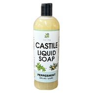Peppermint Castile Liquid Soap 16oz - Organic - Non-GMO