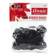 Annie Rubber Bands 300Ct Black #3147