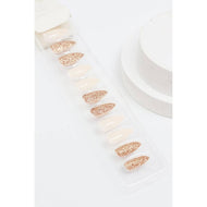 Glitter Solid Press On Nail Set