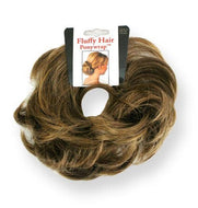 Mia Fluffy Hair Ponywrap Ponytailer - Light Brown/Frosted