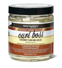Load image into Gallery viewer, Aunt Jackie&#39;s Coconut Creme Recipes Curl Boss Coconut Curling Gelee 15 oz
