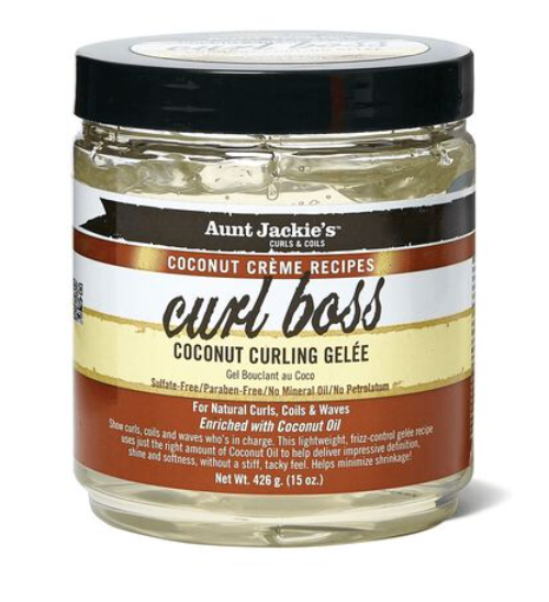 Aunt Jackie's Coconut Creme Recipes Curl Boss Coconut Curling Gelee 15 oz