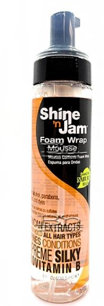 Ampro Shine N Jam Foam Wrap Mousse 8 fl oz