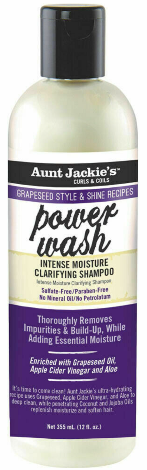 Aunt Jackie’s Power Wash Shampoo 12oz