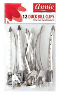 Annie 12 Duck Bill Clips #3085