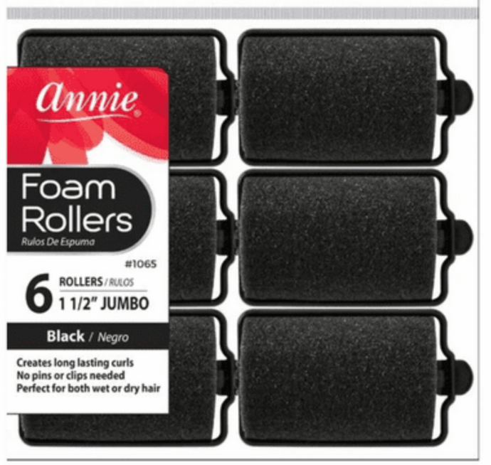 Annie Black Foam Rollers X-Large