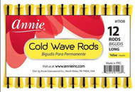 Annie Cold Wave Rod Rollers Yellow Long 12 ct