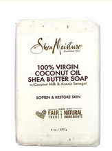 Load image into Gallery viewer, Shea Moisture 100% Coconut Shea Butter Bar Soap
