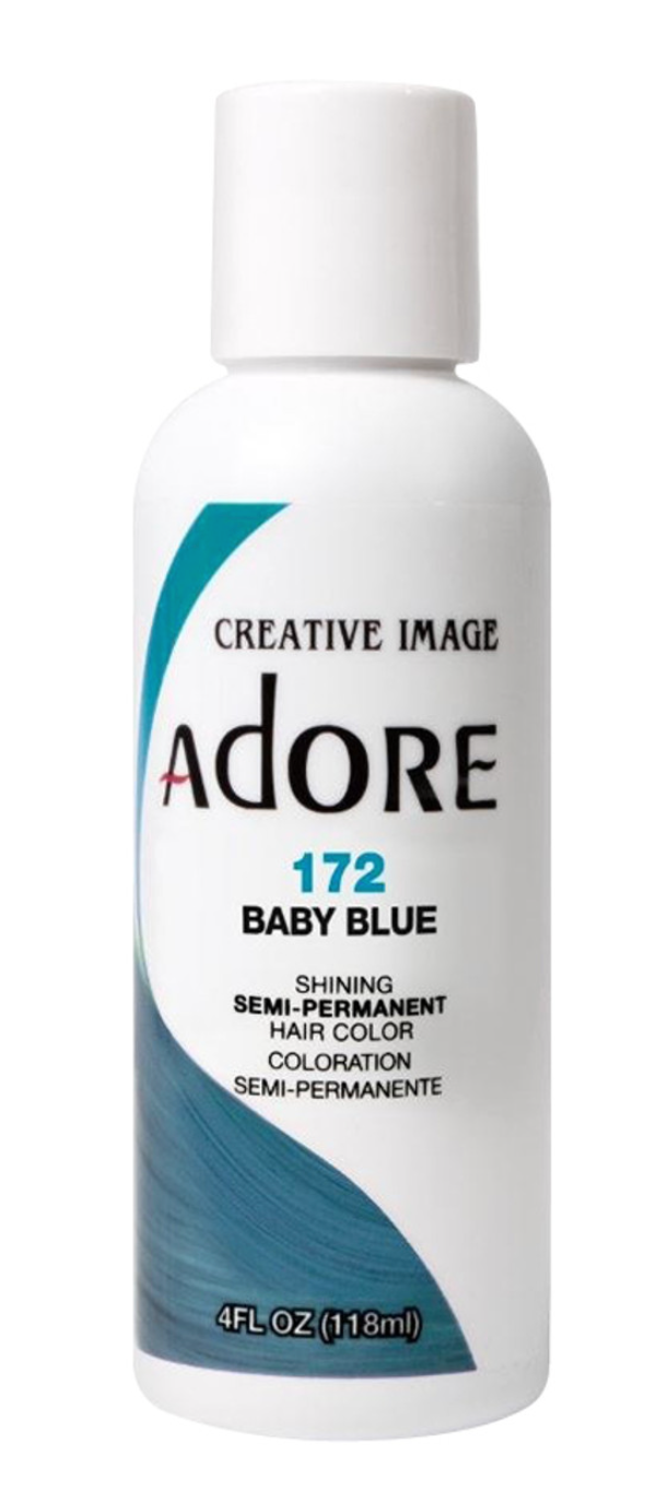 Adore Semi-Permanent Hair Color 172 Baby Blue 4 fl oz
