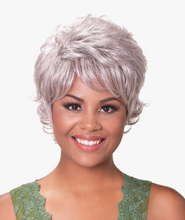 Load image into Gallery viewer, Gail Silver Grey Synthetic Wig D1/60
