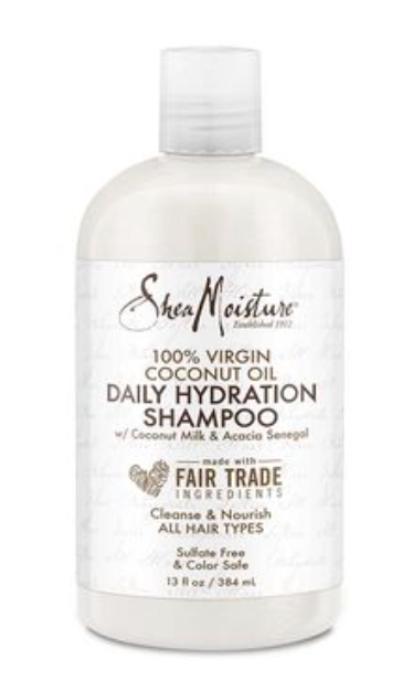 Shea Moisture 100% Virgin Coconut Oil Daily Hydration Shampoo 13oz