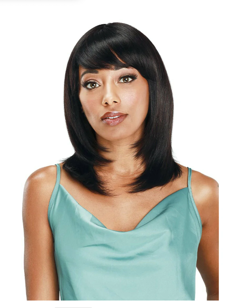 Sis Shag Layers 100% Human Hair Wig - HR BRZ Sil FS1B/30