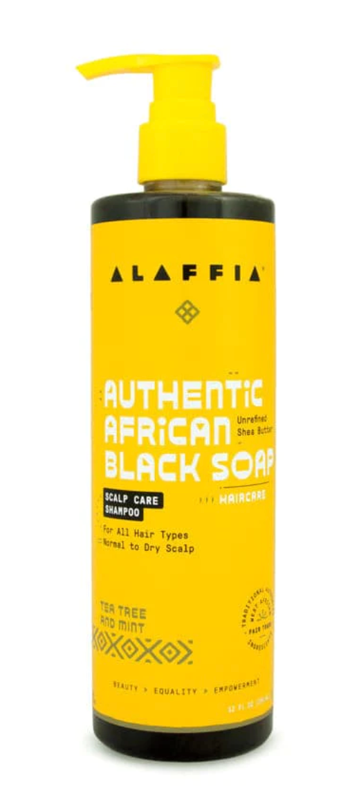 Alaffia Authentic African Black Soap Shampoo 12 fl oz