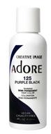 Adore Semi-Permanent Hair Color 125 Purple Black 4 fl oz