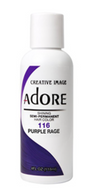 Adore Semi-Permanent Hair Color 116 Purple Rage 4 fl oz