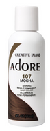 Adore Semi-Hair Color 107 Mocha 4 fl oz