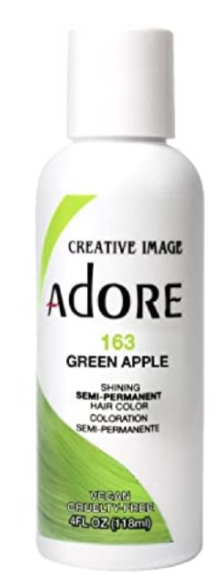 Adore Semi-Permanent Hair Color 163 Green Apple 4 fl oz