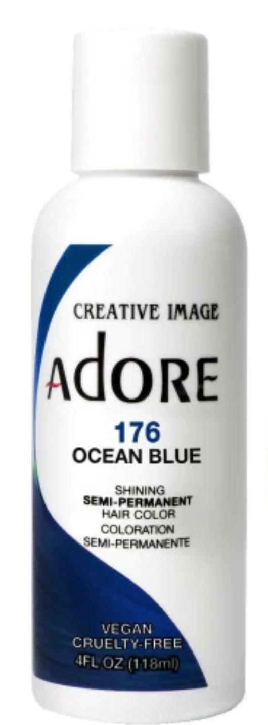 Adore Semi-Permanent Hair Color 176 Ocean Blue 4 fl oz