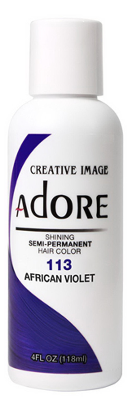 Adore Semi-Permanent Hair Color 113 African Violet 4 fl oz