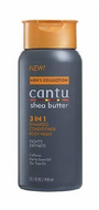 Men’s Cantu Shea Butter 2-1 Shampoo Conditioner Body Wash 13.5 fl oz