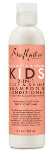 Shea Moisture 2-in-1 Kids Curl & Shine Shampoo and Conditioner 8oz