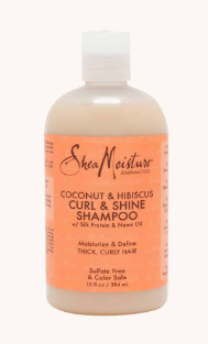 Shea Moisture Coconut & Hibiscus Curl & Shine Shampoo 13oz