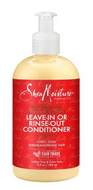 Shea Moisture Red Palm Oil & Cocoa Butter Leave-in or Rinse Out w/ Flaxseed Oil Conditioner 13oz