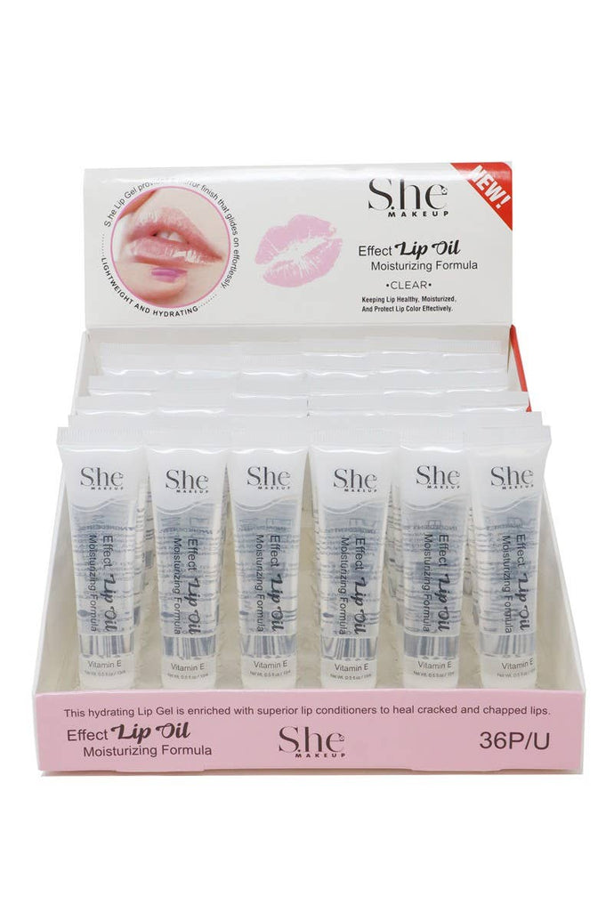 Makeup S.he Vitamin E Clear Lip Oil Gloss