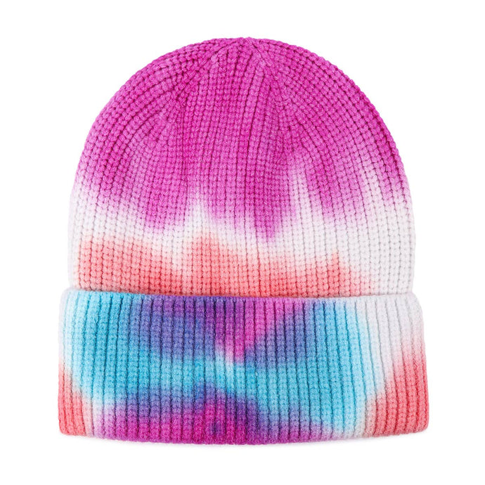 Tie-Dye Multicolored Beanie Skull Cap Hat