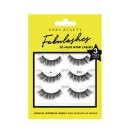 Kara Beauty - FABULASHES Multi-Pack 3D Faux Mink Lashes - Style KA3202