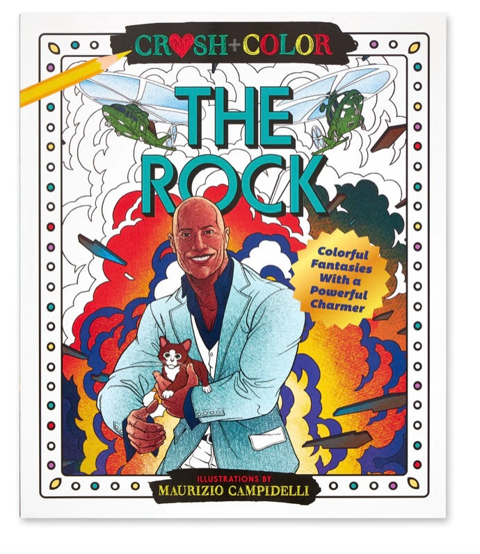 Crush Coloring Book The Rock