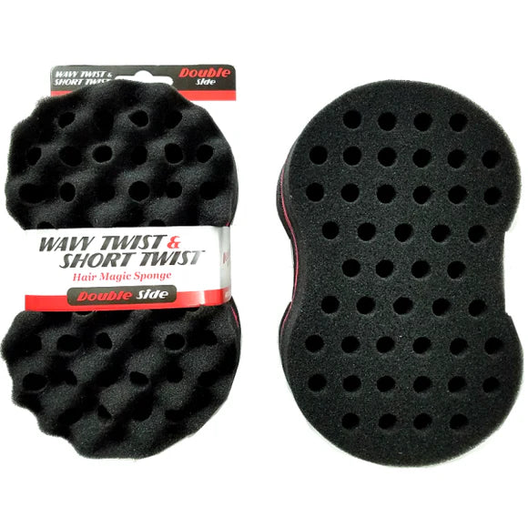 Wavy Twist and Short Twist Magic Hair Sponge Large